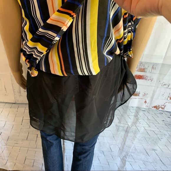 CATO Striped Flowy Layered Top - Picture 6 of 7